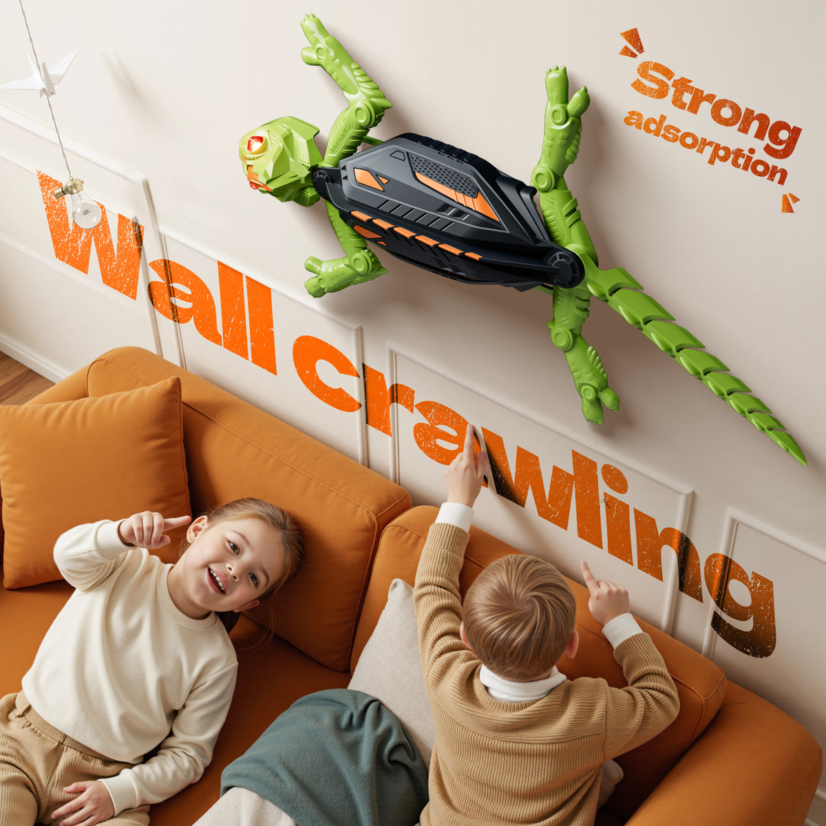 RC Wall Crawler Christmas Gecko