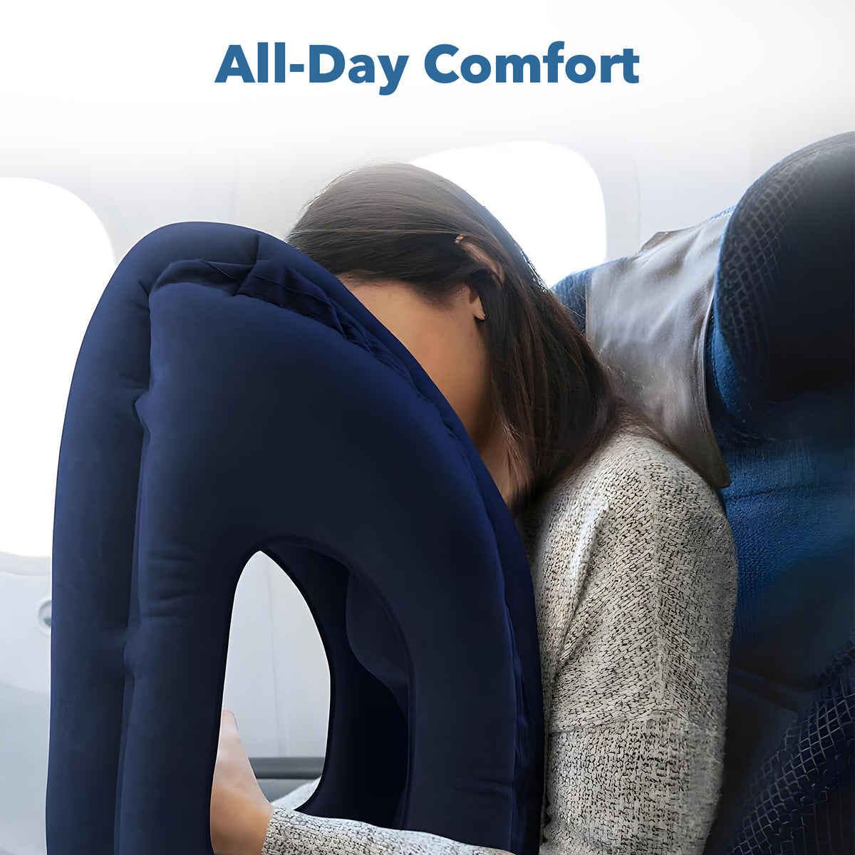AirLuxe™ Inflatable Travel Pillow