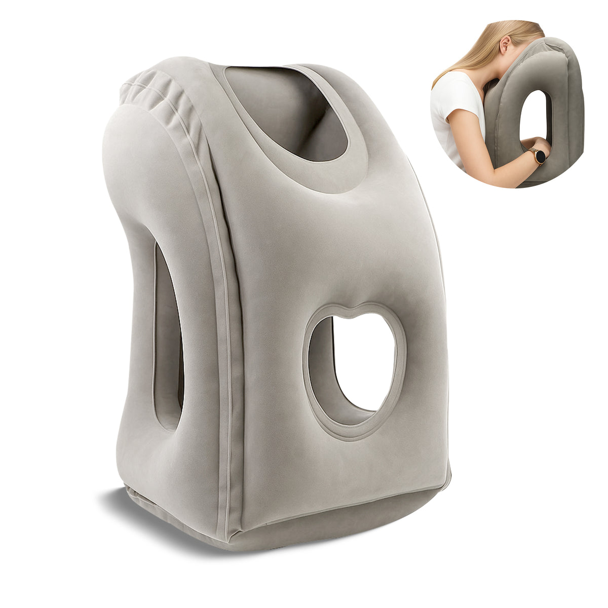 AirLuxe™ Inflatable Travel Pillow