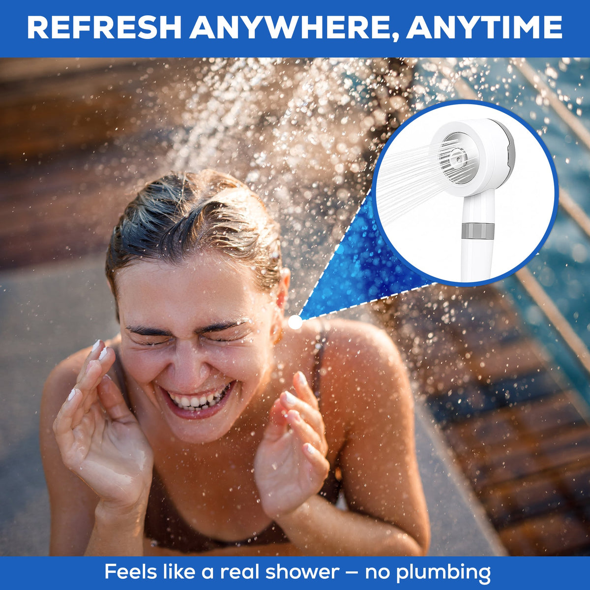 PortaPump™ Portable Shower Pump