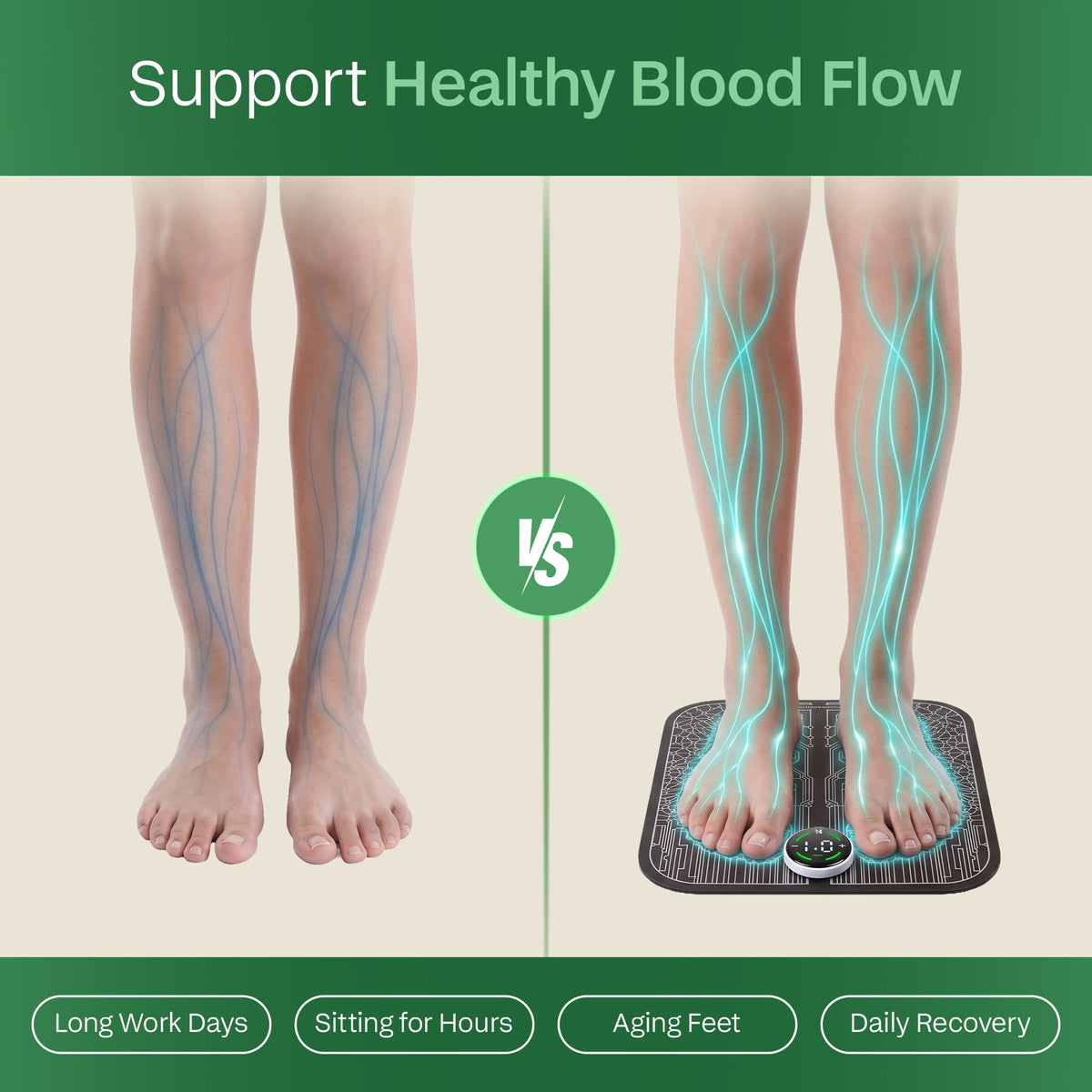 ReviveSole™ EMS Foot Circulation Massager