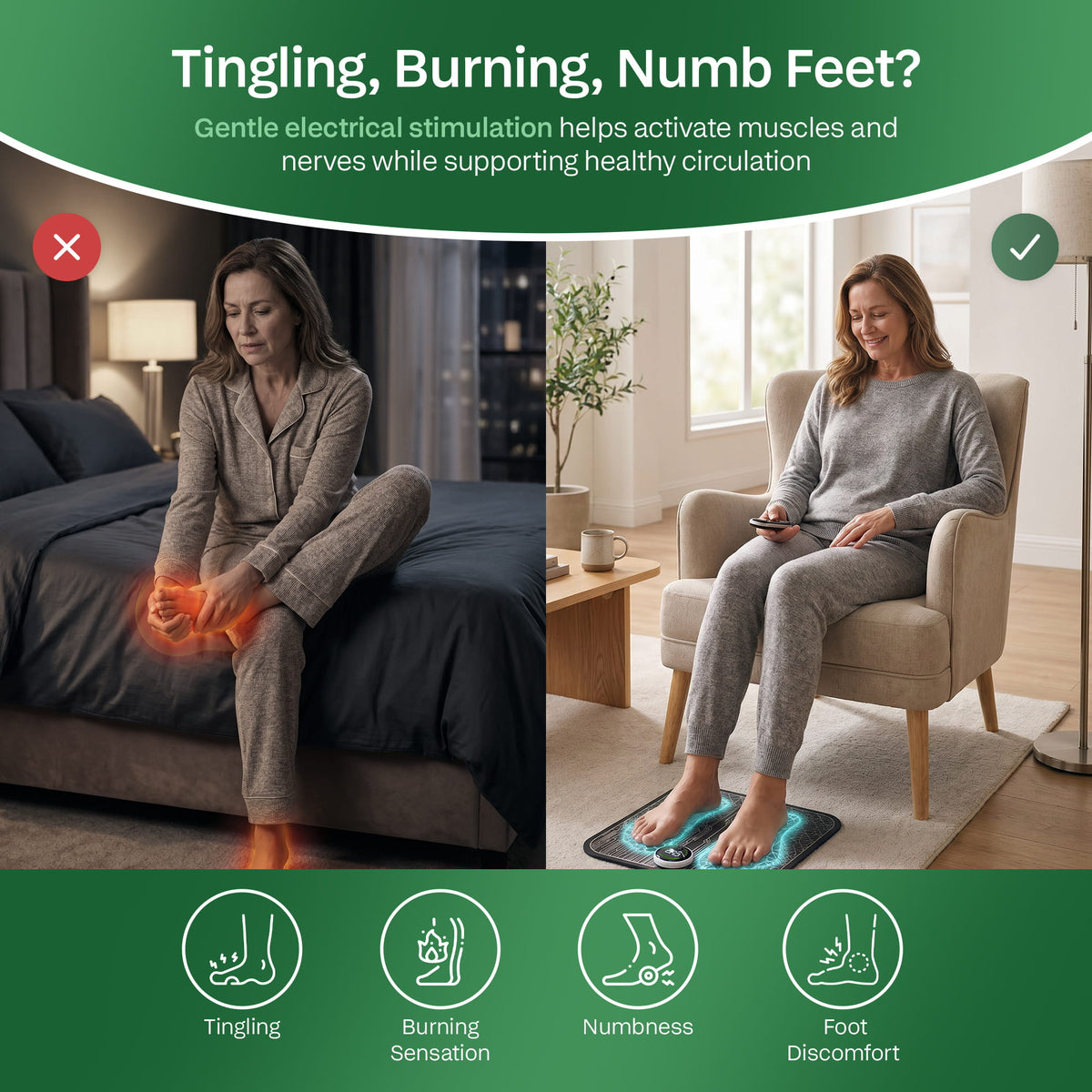 ReviveSole™ EMS Foot Circulation Massager
